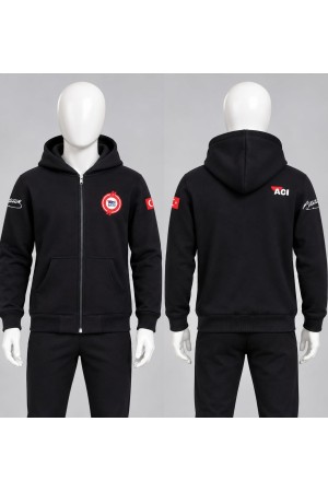 FERMUARLI KAPŞONLU SWEAT